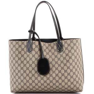 Gucci Reversible Tote Gg Coated Canvas #255129G13B